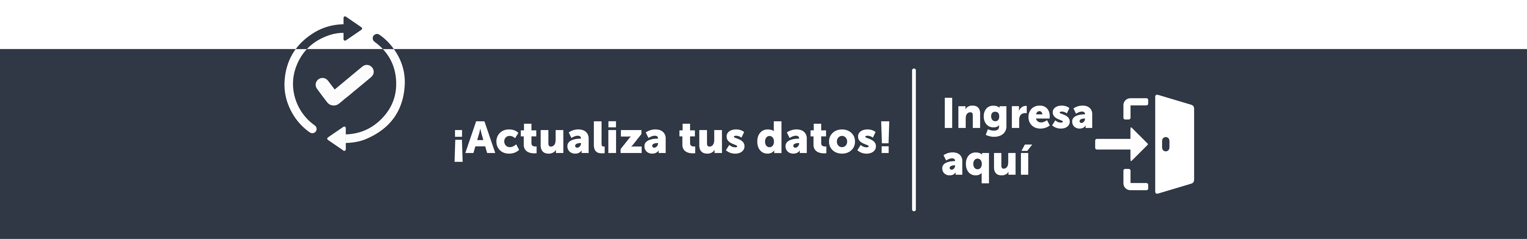 ACTUALIZA TUS DATOS